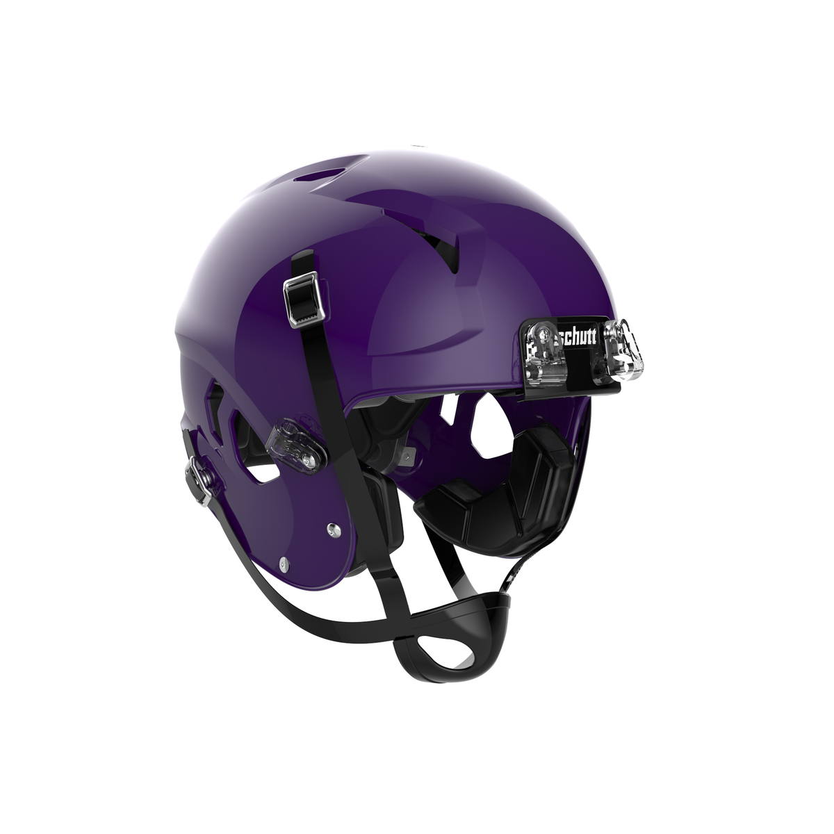 Schutt Youth Vengeance A11 2.0 football helmet in purple without facemask
