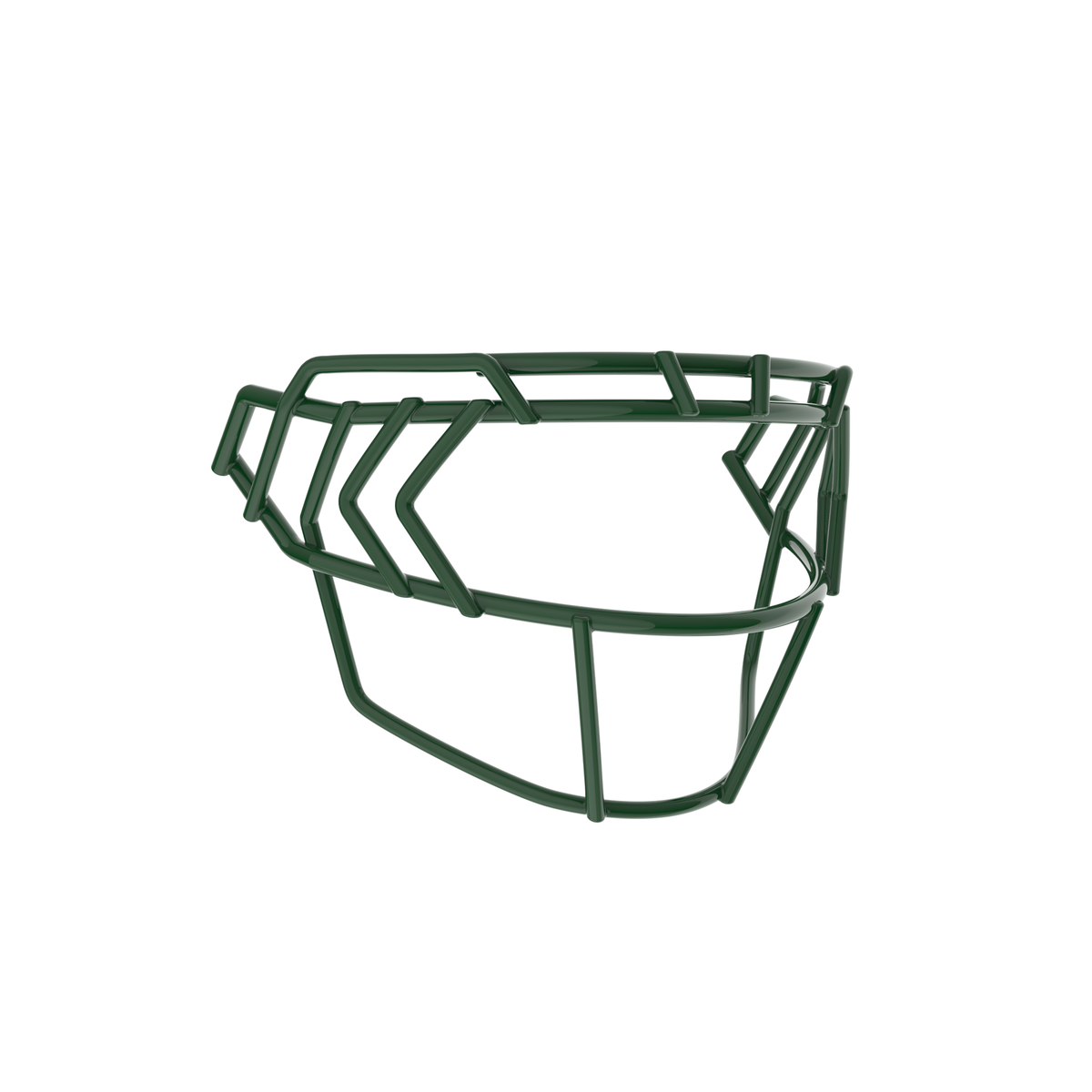 Schutt F7X-EGOP IV dark green  football facemask with extended eye guard and reinforced multi-bar wire design