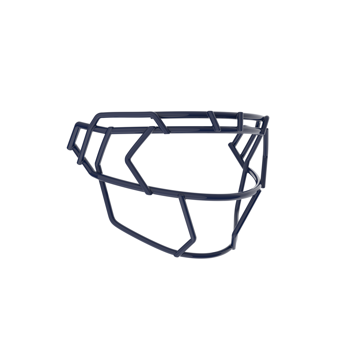 Schutt F7X-EGOP VI navy football facemask with extended eye guard and reinforced wire frame design