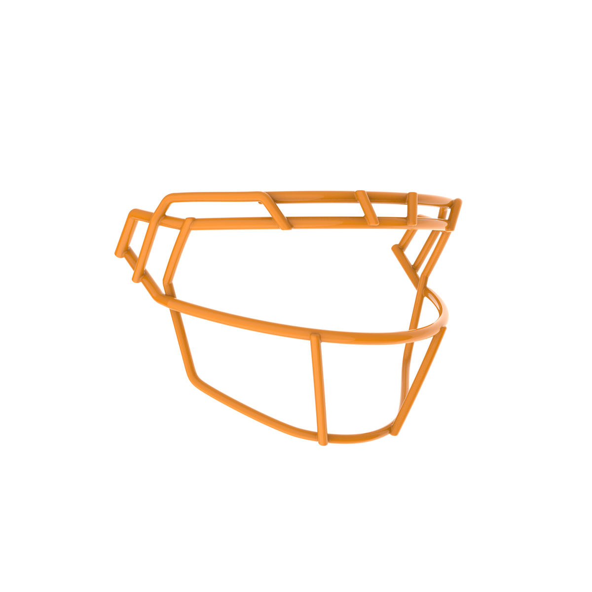 Schutt F7X-ROPO-SW gold football facemask with single wire brow and open lower bar design