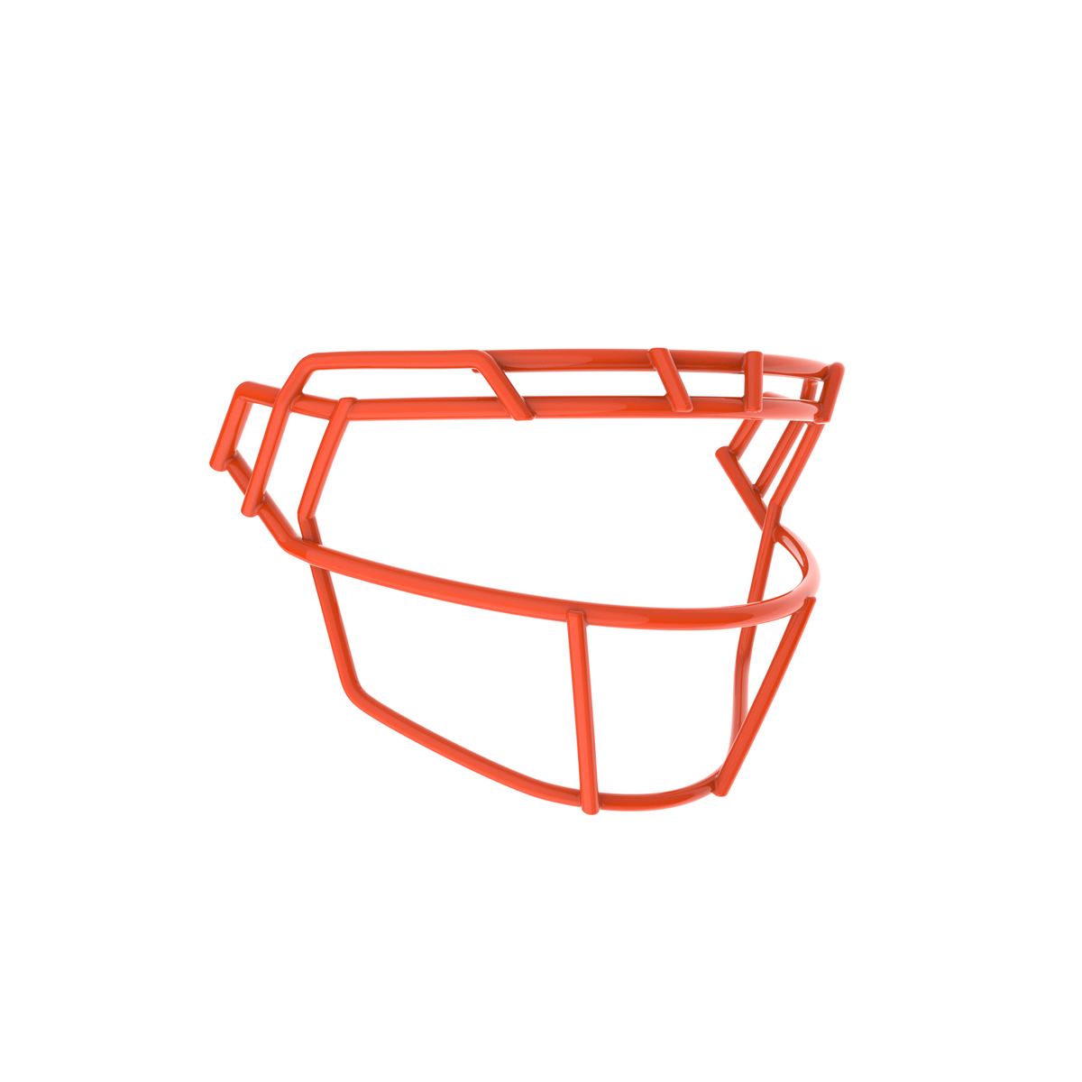 Schutt F7X-ROPO-SW orange football facemask with single wire brow and open lower bar design