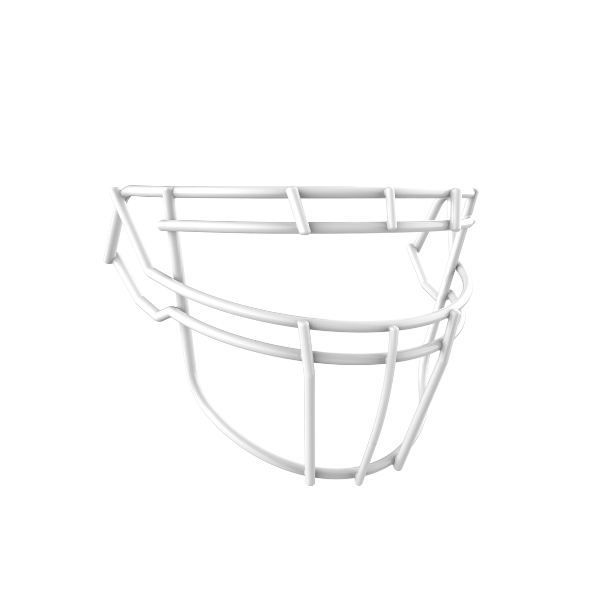 Schutt Vengeance ROPO-DW-TRAD-NB football helmet facemask in white