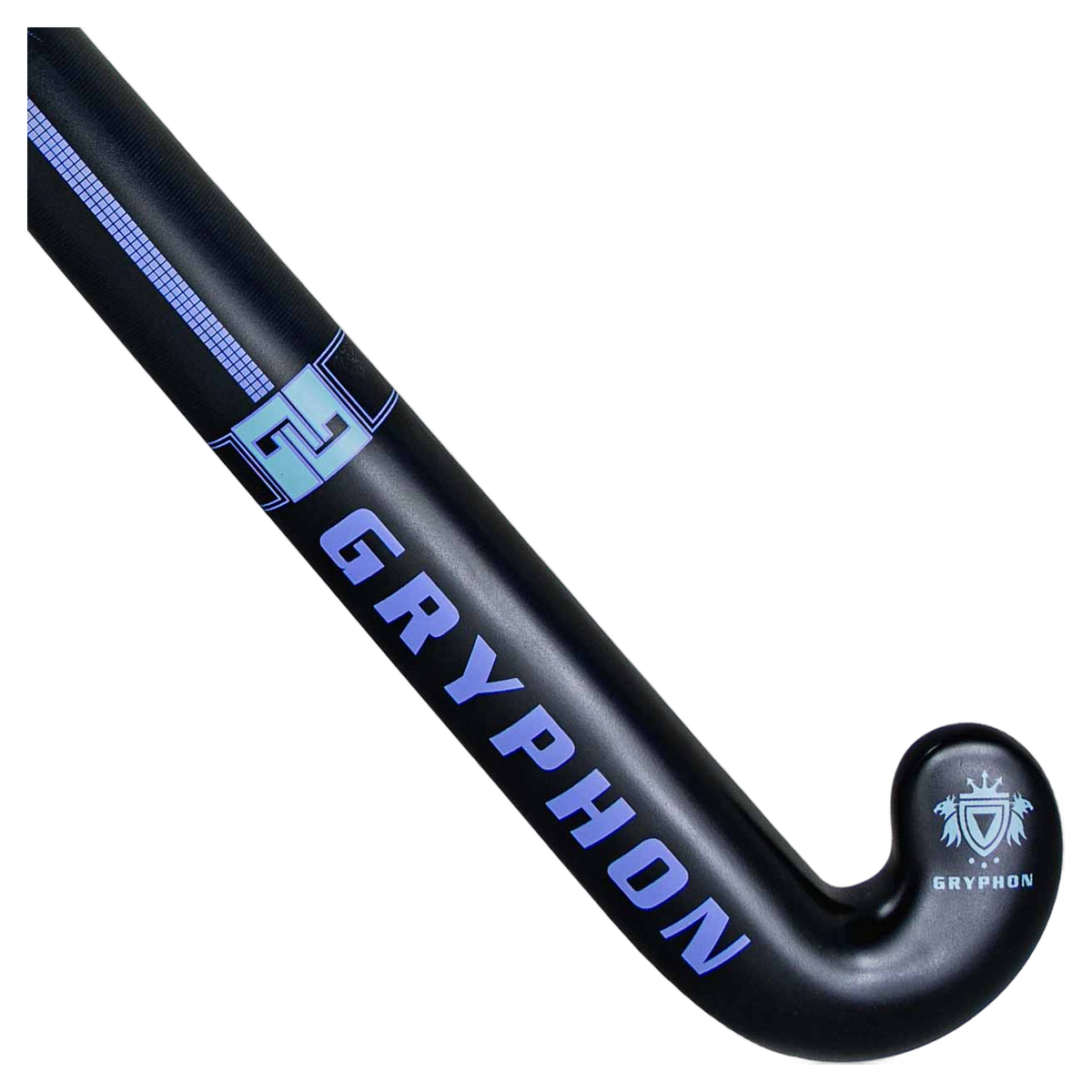 Gryphon Flow field hockey stick with textured finish and curved head design