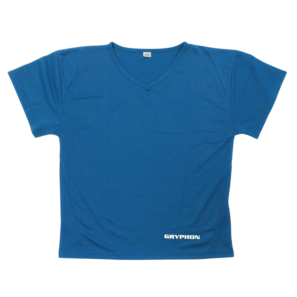 GRYPHON solid goalkeeping jersey with short sleeves, V-neck design, and lightweight performance fabric for comfort and mobility