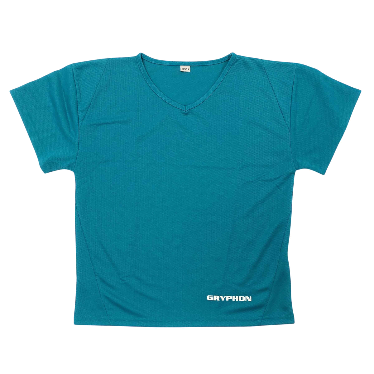 GRYPHON solid goalkeeping jersey with short sleeves, V-neck design, and lightweight performance fabric for comfort and mobility