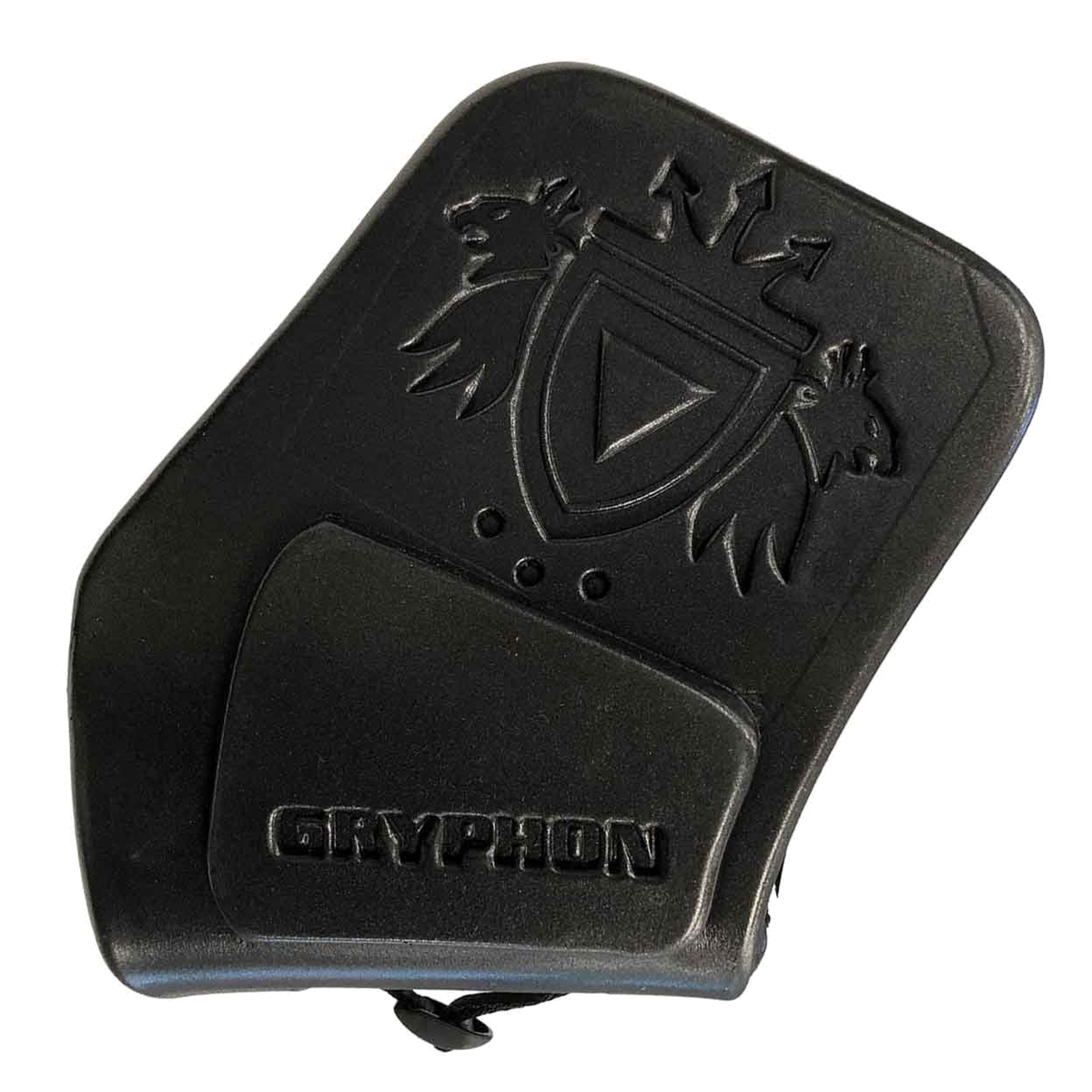 GRYPHON Sentinel field hockey goalkeeper hand protection set featuring durable foam protectors with a contoured shape for coverage and impact absorption.