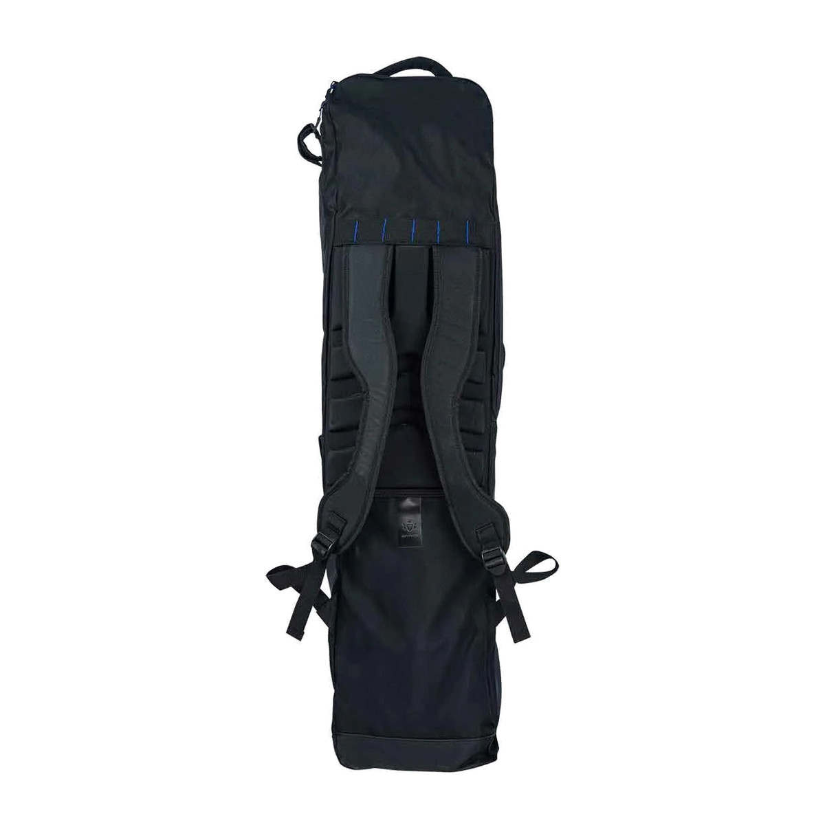 Gryphon Finnie field hockey stick bag with multiple zip compartments, stick storage section, and carry straps