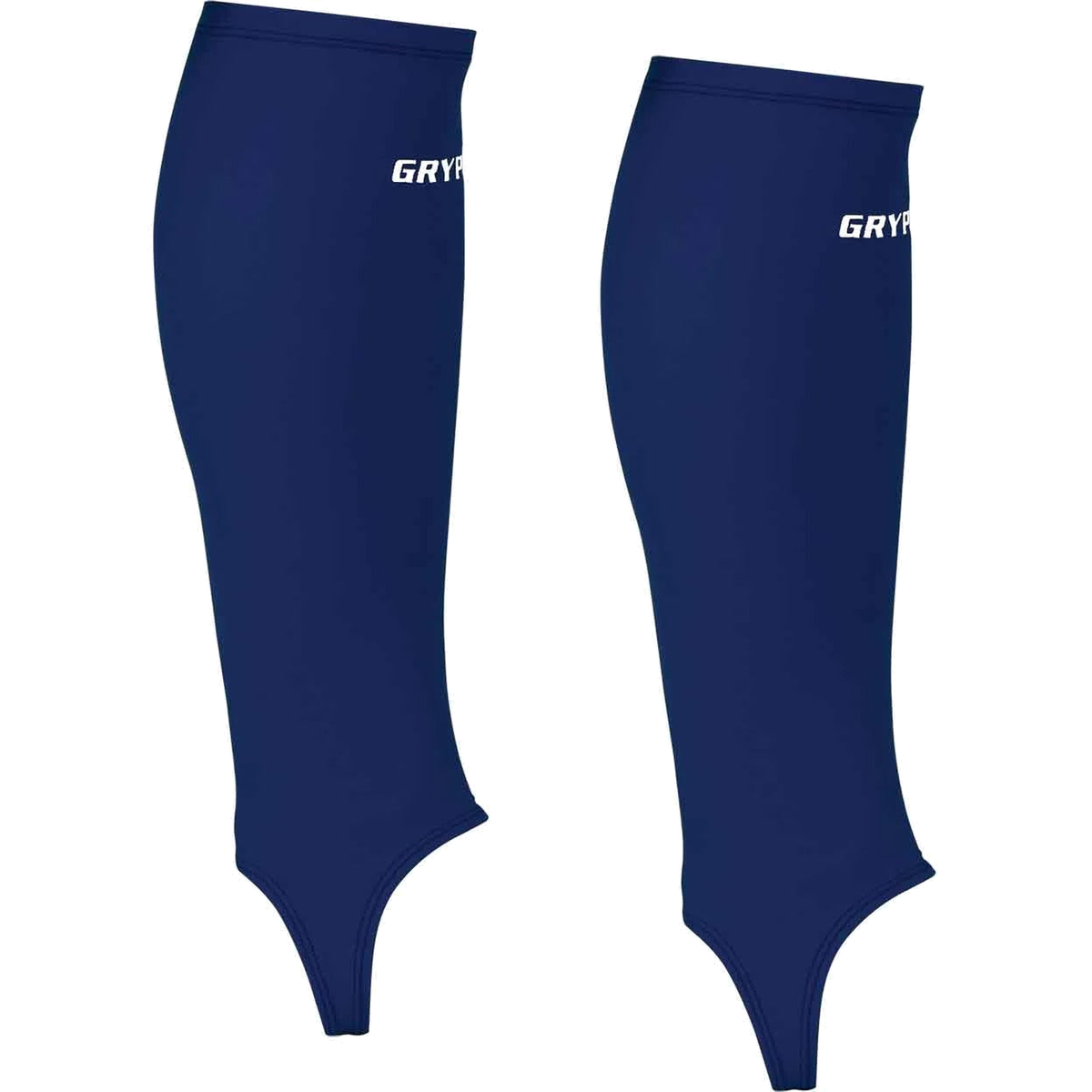 Gryphon field hockey shinguard socks designed to hold shin guards securely in place during play