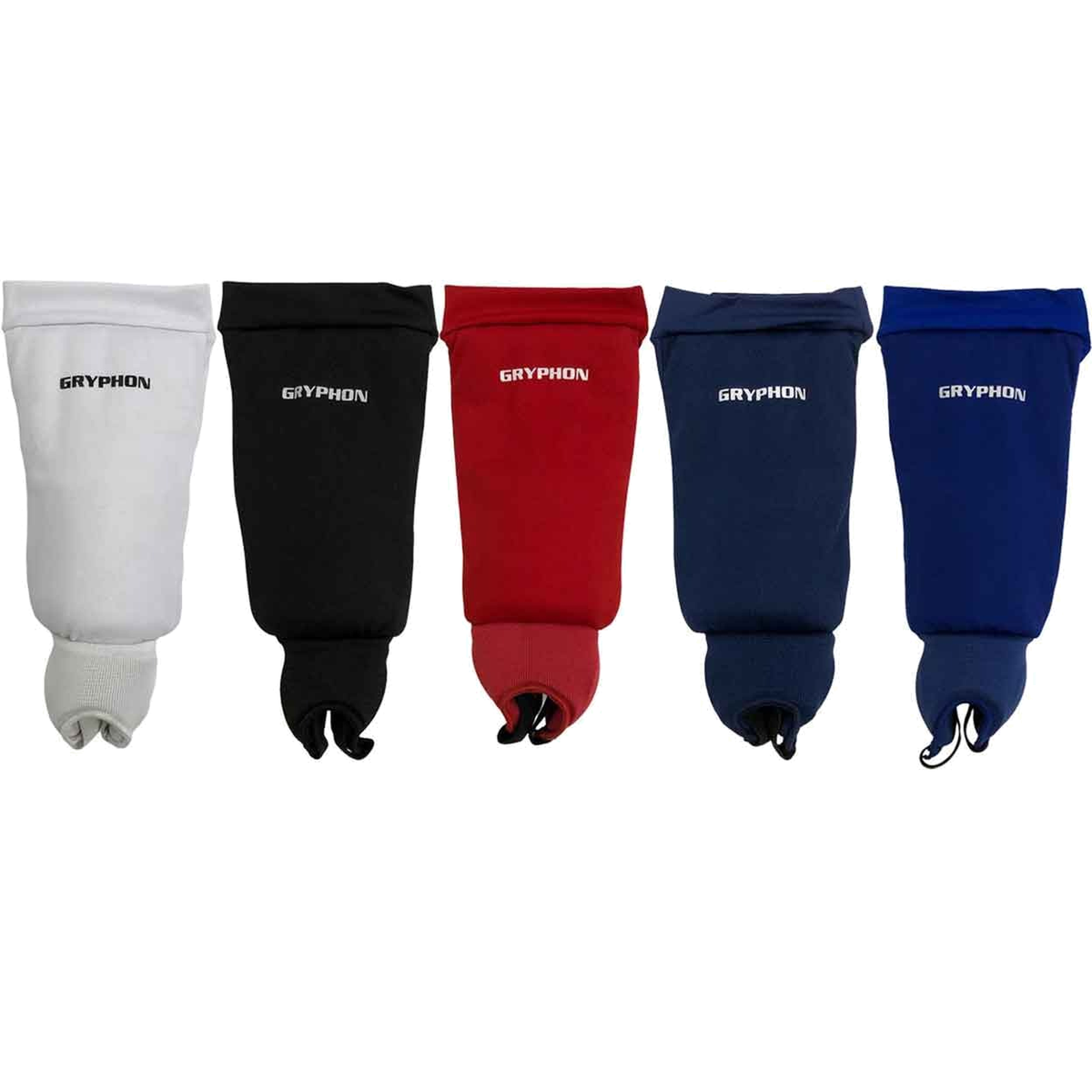 Gryphon Elite field hockey shinguards with lightweight protective padding and ankle support for secure fit
