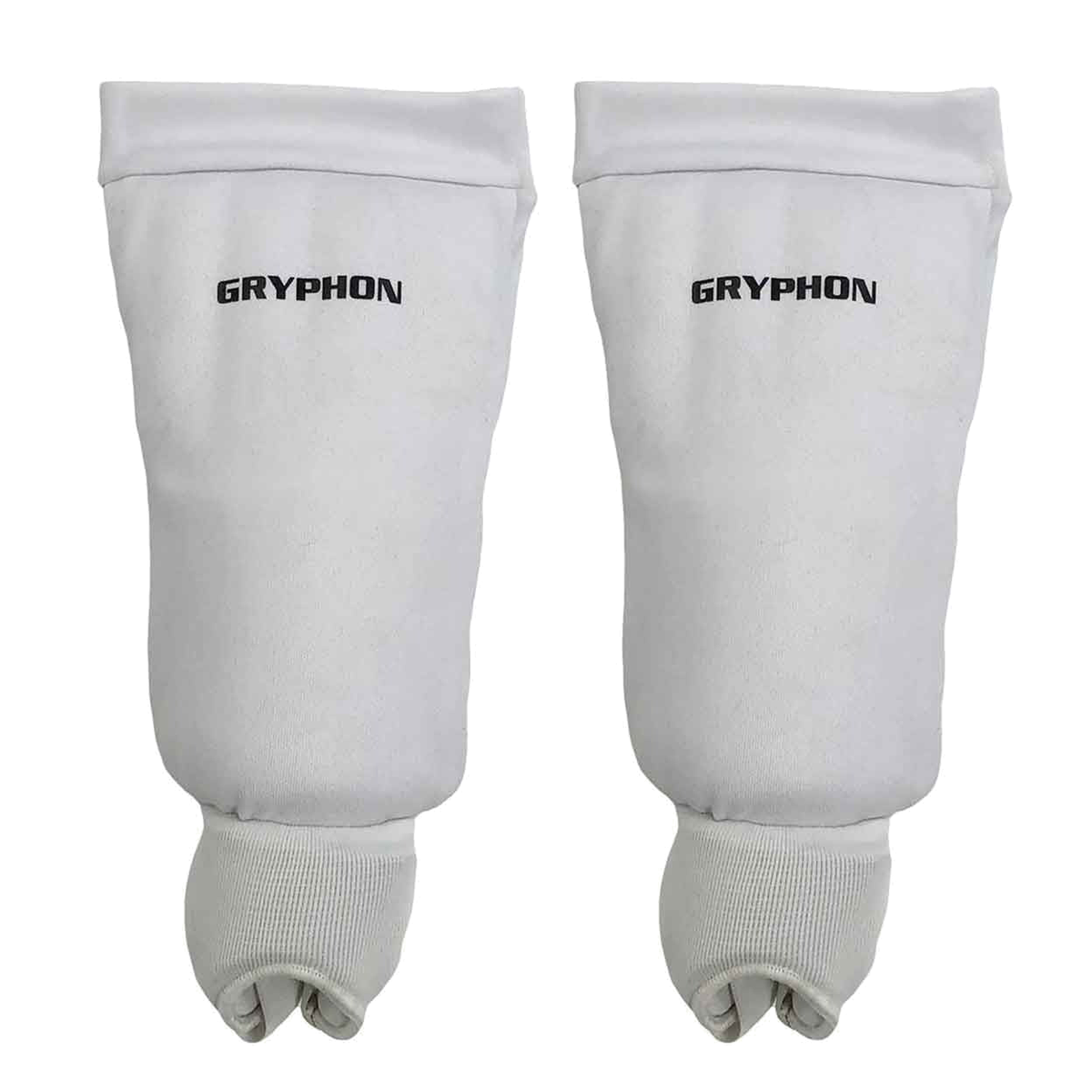 Gryphon Elite field hockey shinguards with lightweight protective padding and ankle support for secure fit
