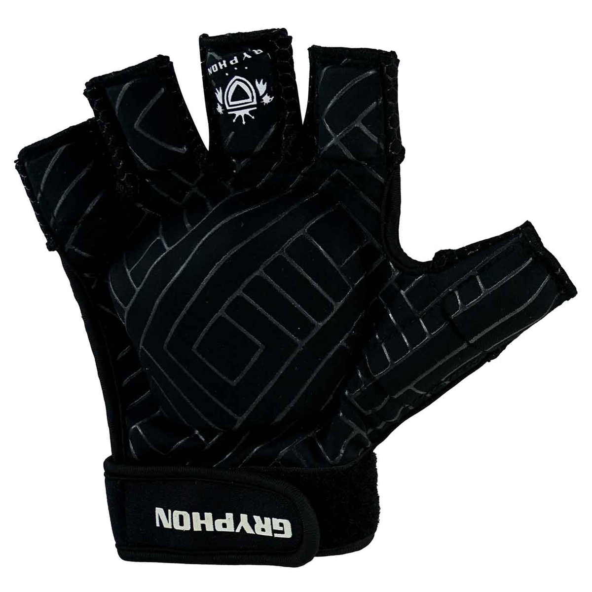 Gryphon G-Mitt OP G5 field hockey glove with padded backhand and open palm design