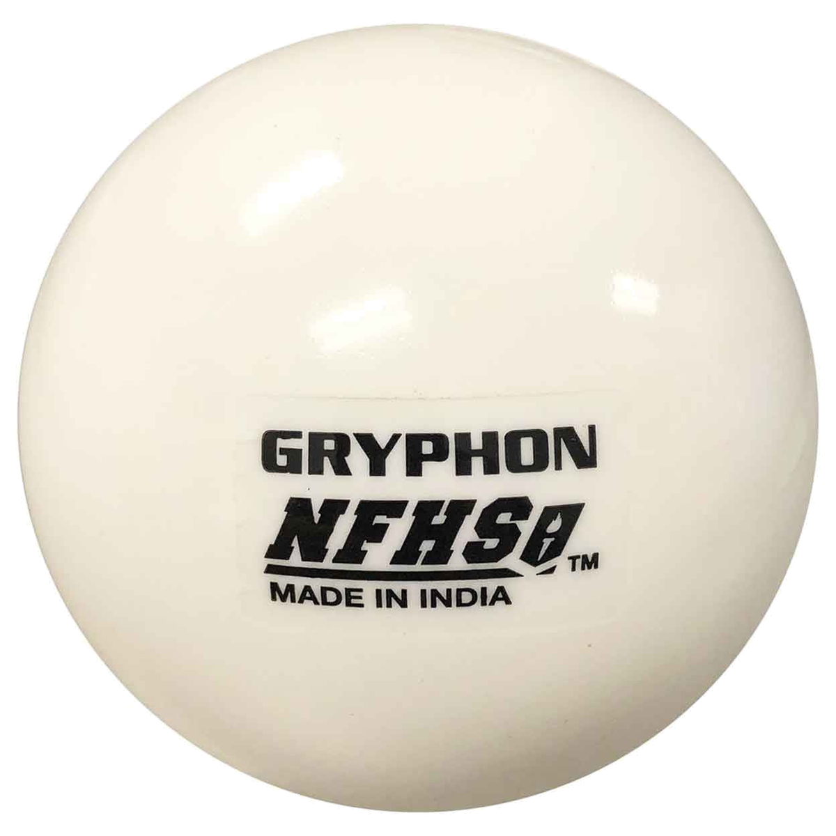 GRYPHON multi-turf NFHS field hockey game ball designed for reliable performance across surfaces, sold in dozen pack