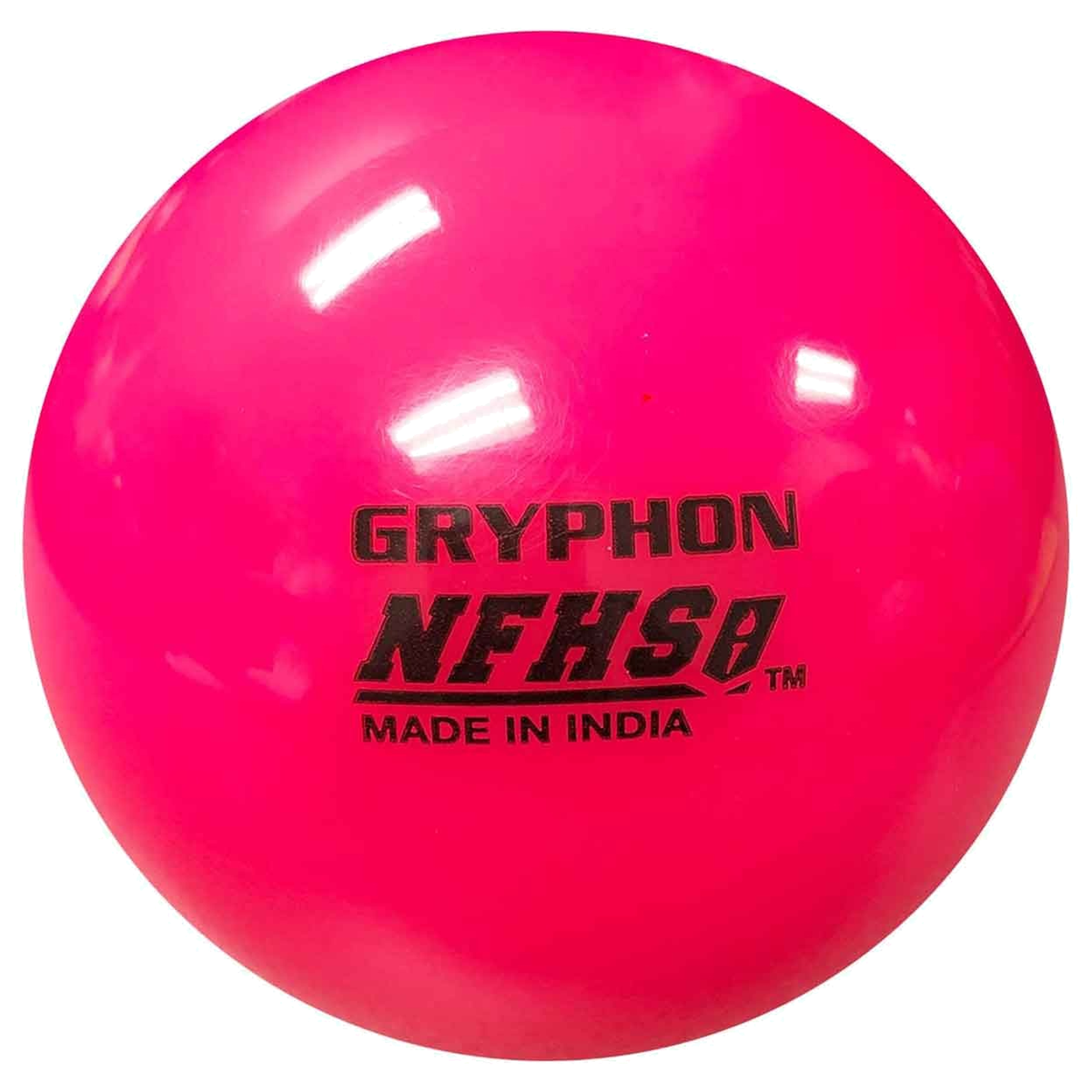 GRYPHON multi-turf NFHS field hockey game ball designed for reliable performance across surfaces, sold in dozen pack