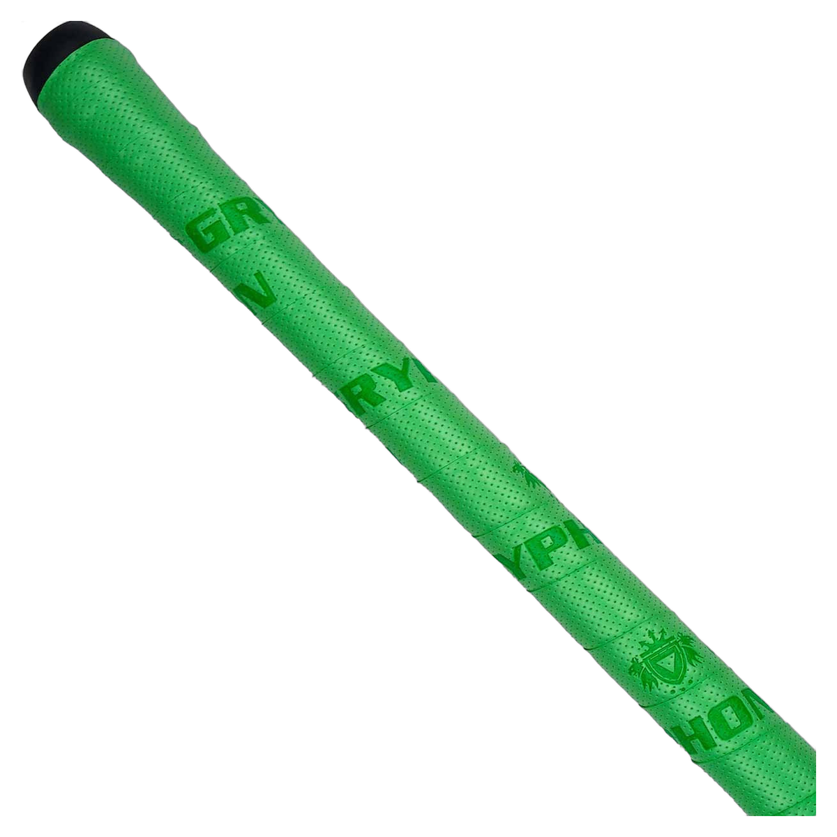 Gryphon soft field hockey stick grip in black with textured surface for enhanced grip and control
