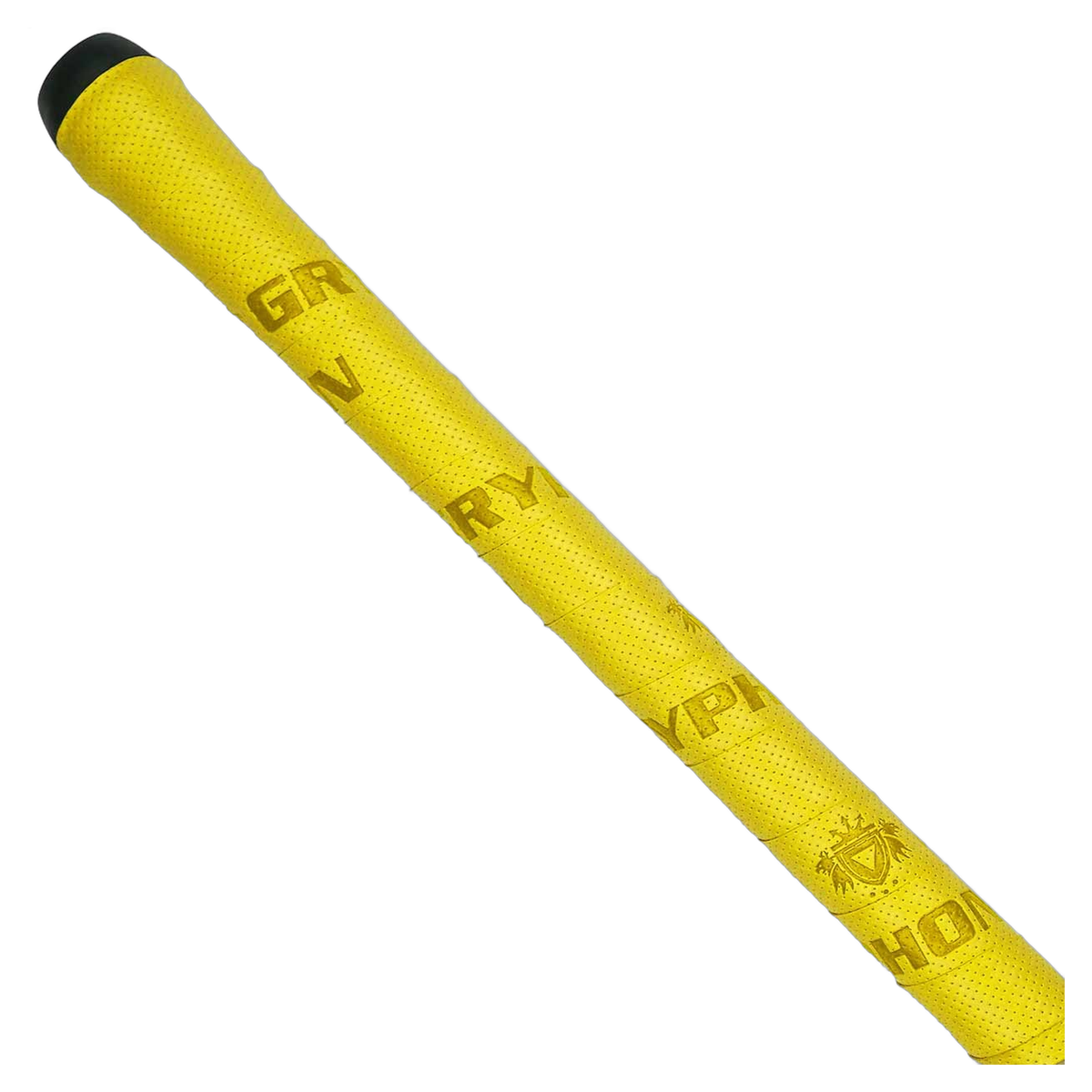 Gryphon soft field hockey stick grip in black with textured surface for enhanced grip and control