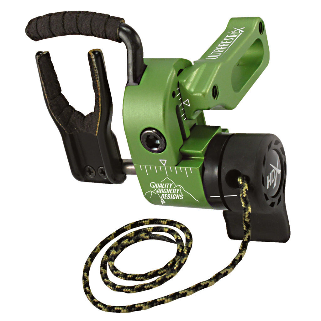 QAD UltraRest HDX in Green RH - Front View