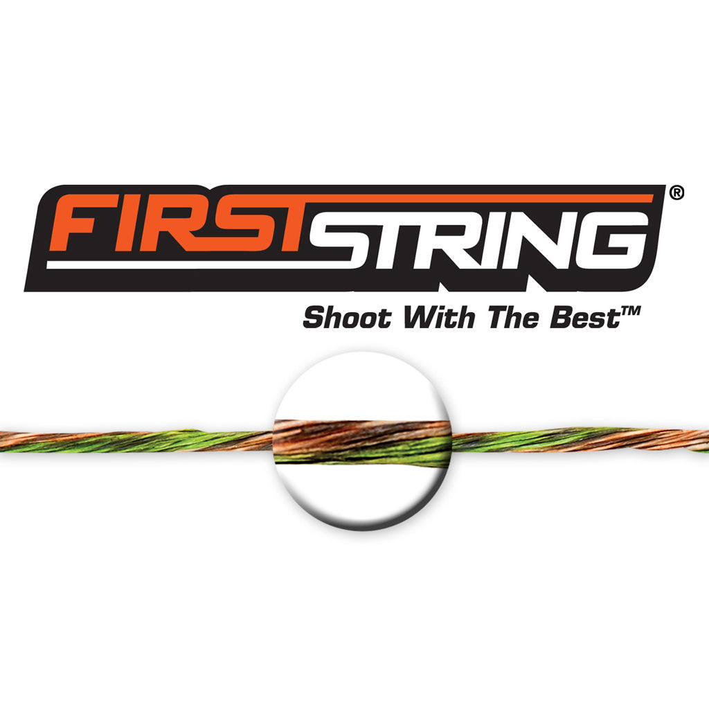 First String FirstString Premium String Kit in Green/Brown PSE Stinger NI - Front View
