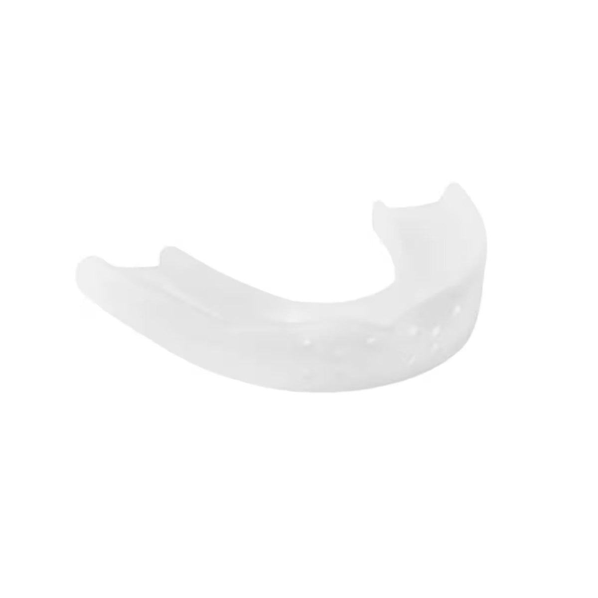 Dental night guard with storage case shown in retail packaging for teeth grinding protection and comfortable overnight use.