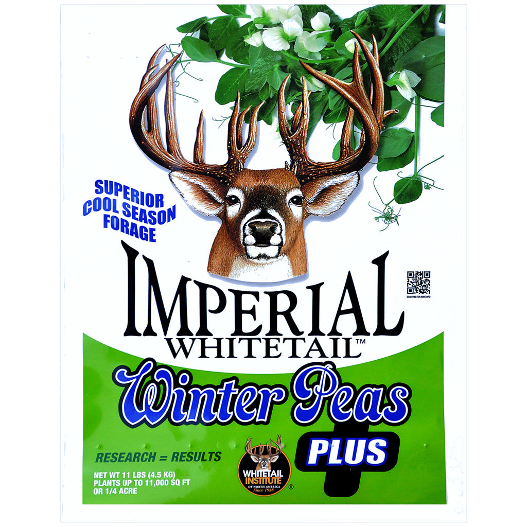 Whitetail Institute Imperial Seed in Winter Pea Plus .25 Acre 11 lb. - Front View
