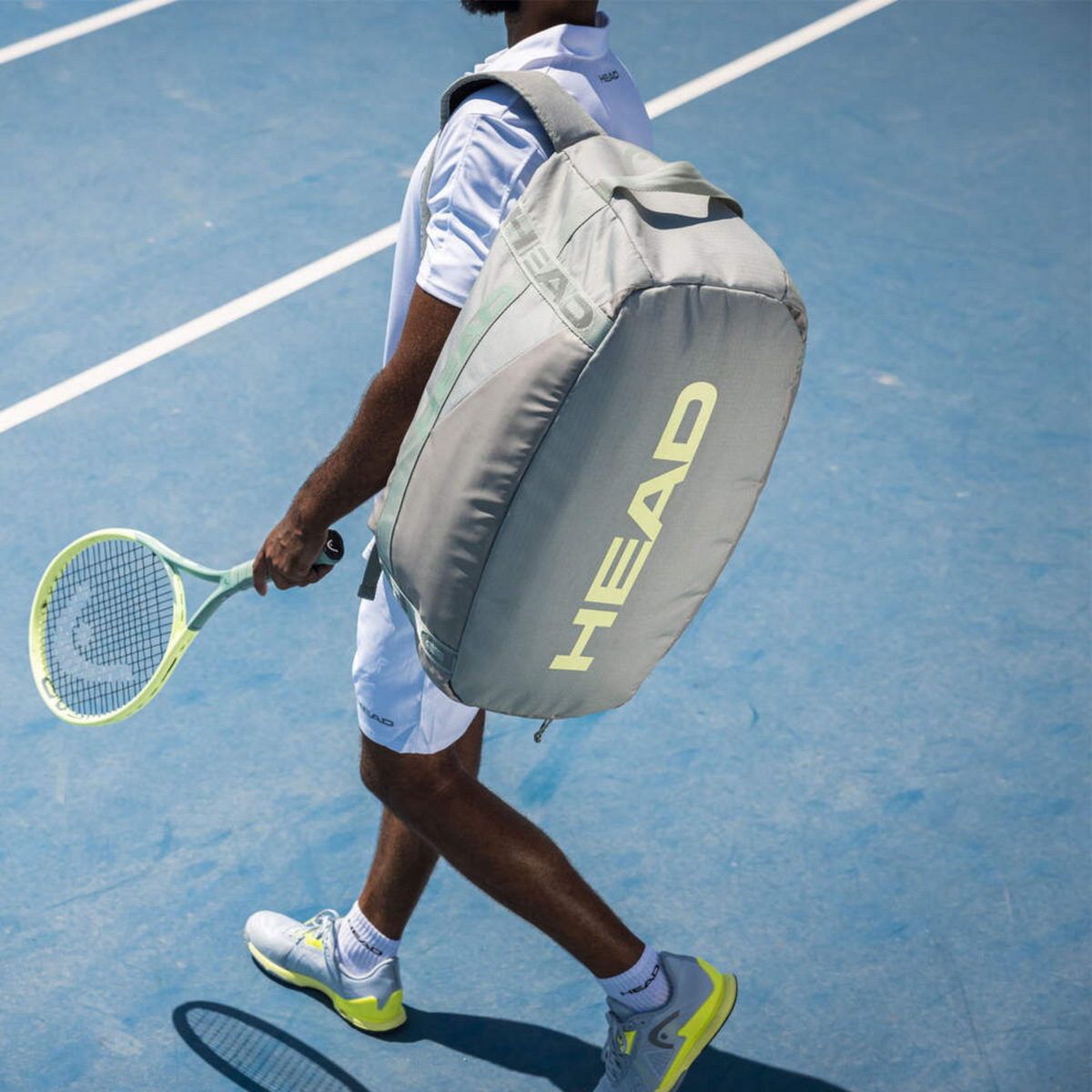 Head Bag w Racquet Lifestyle Photo