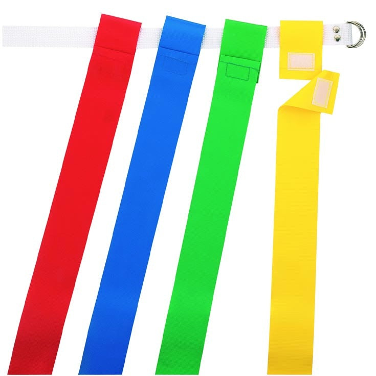 Martin Sports Replacement Flag Football Flags, Pair in Blue - Front View