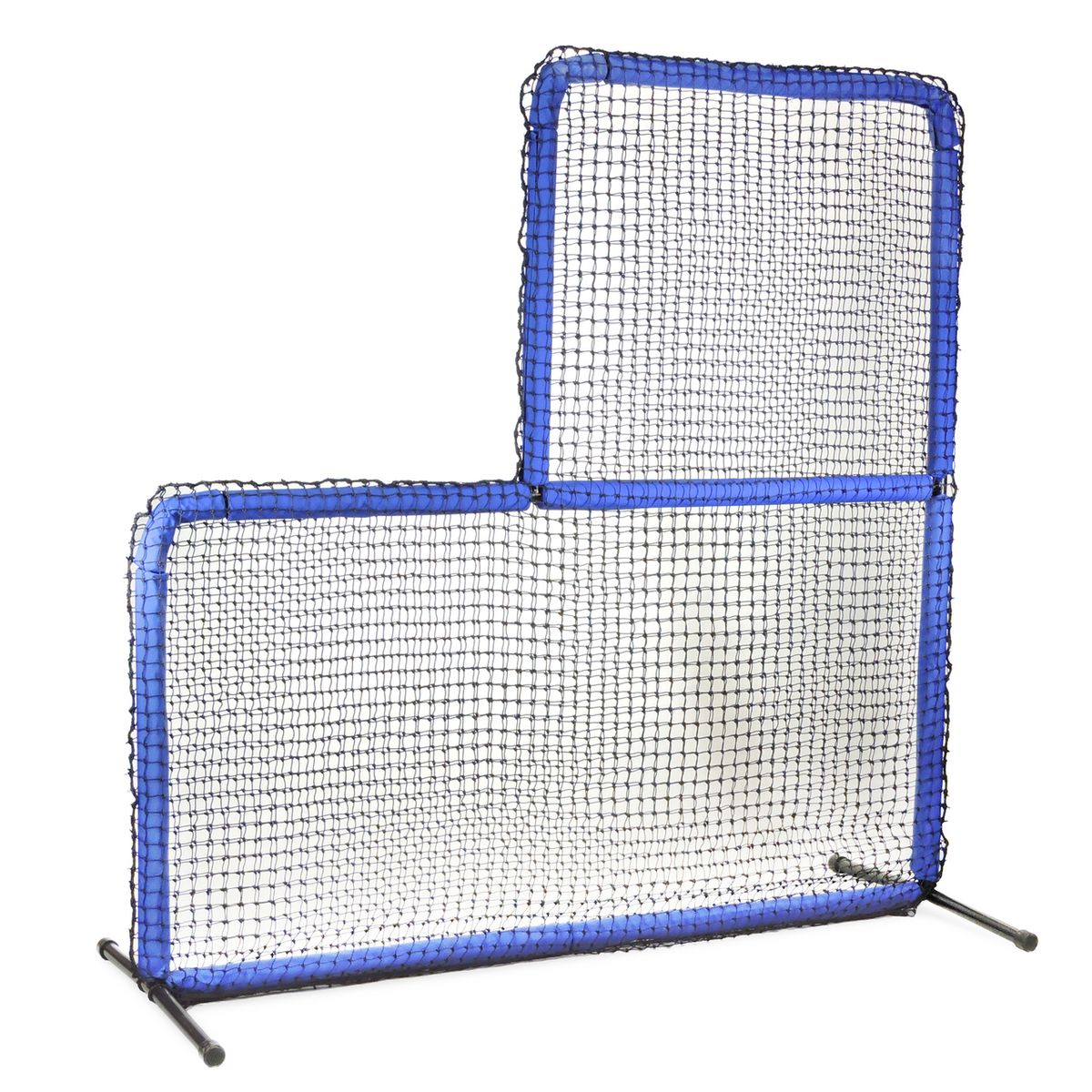 JUGS Protector Blue Series L-Shaped Pitchers Screen, 7 x 7 ft - Front View