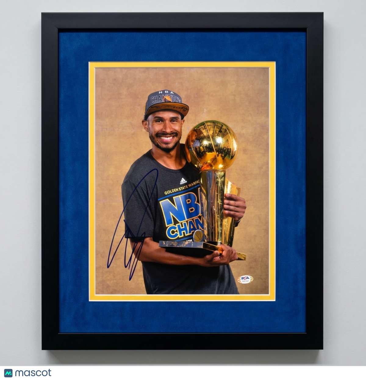 Leandro Barbosa Golden State Warriors Signed 11x14 Custom Framed Photo PSA