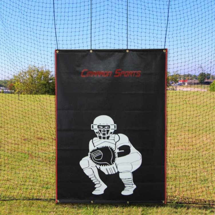 Cimarron 5x7 Vinyl Backstop with Batters Image - Alternate View 4