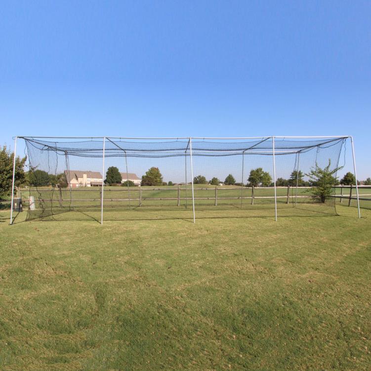 Cimarron 40x12x10 #24 Batting Cage & Complete Snap-Pin Frame - Alternate View 7