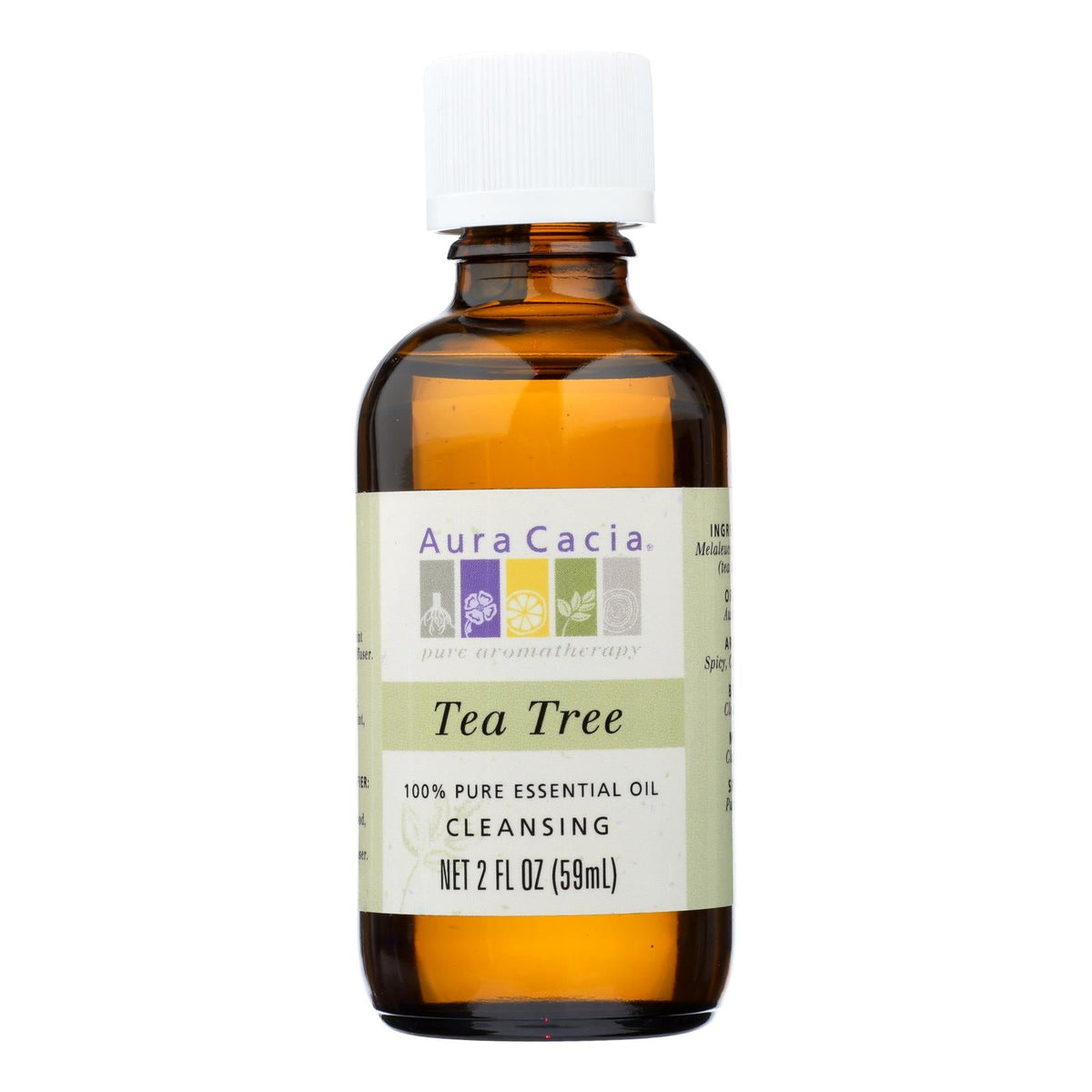 Aura Cacia Cleansing Tea Tree 100% Pure Essential Oil, 2 oz - View 2