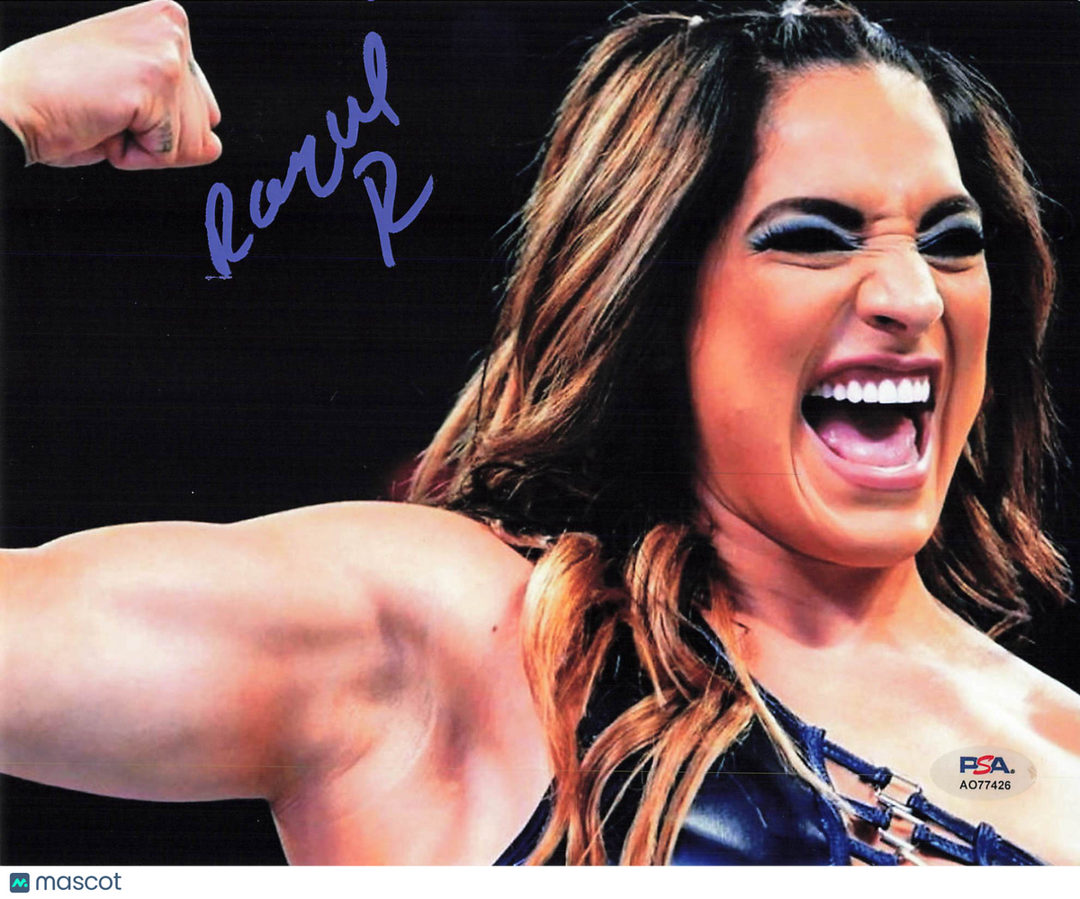 Raquel Rodriguez Signed Wrestling 8x10 Photo PSA Autographed