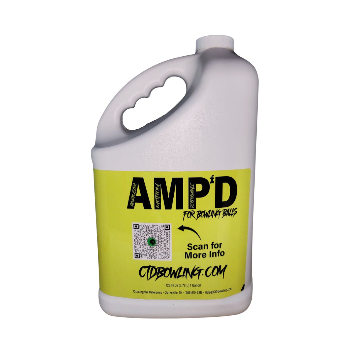 Creating the Difference AMP'D gallon bowling ball surface treatment