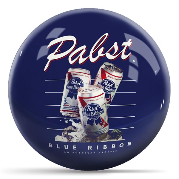 On The Ball Bowling Pabst Support Your Local Bartender Blue - view 1