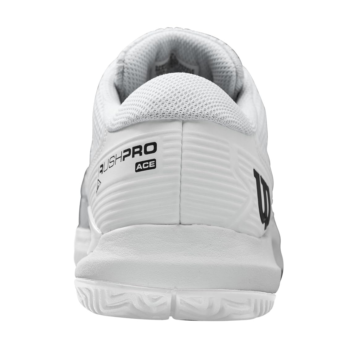 Wilson Rush Pro Ace Womens Tennis Shoes, White/White/Black - alternate view 4