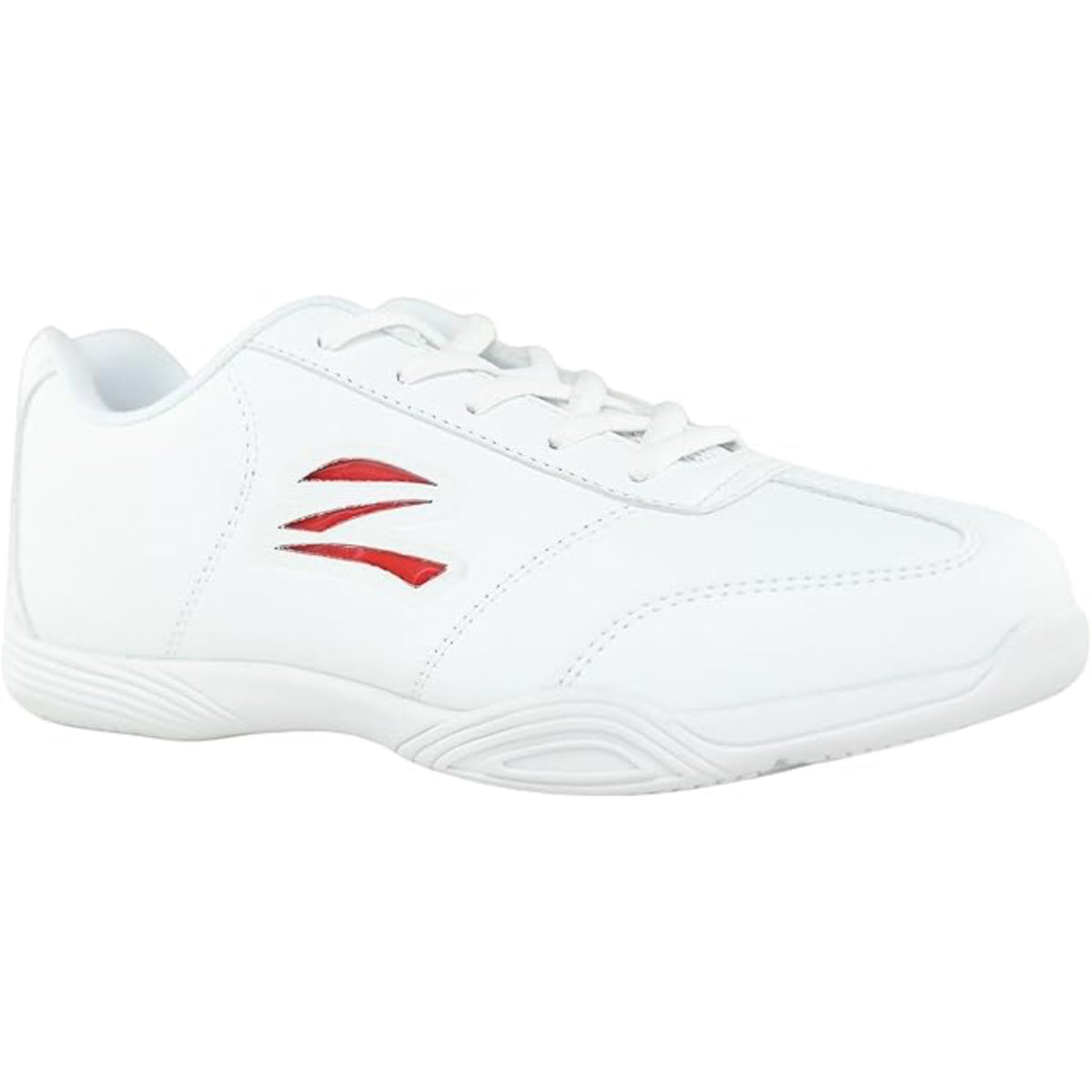 White cheerleading Shoe Side