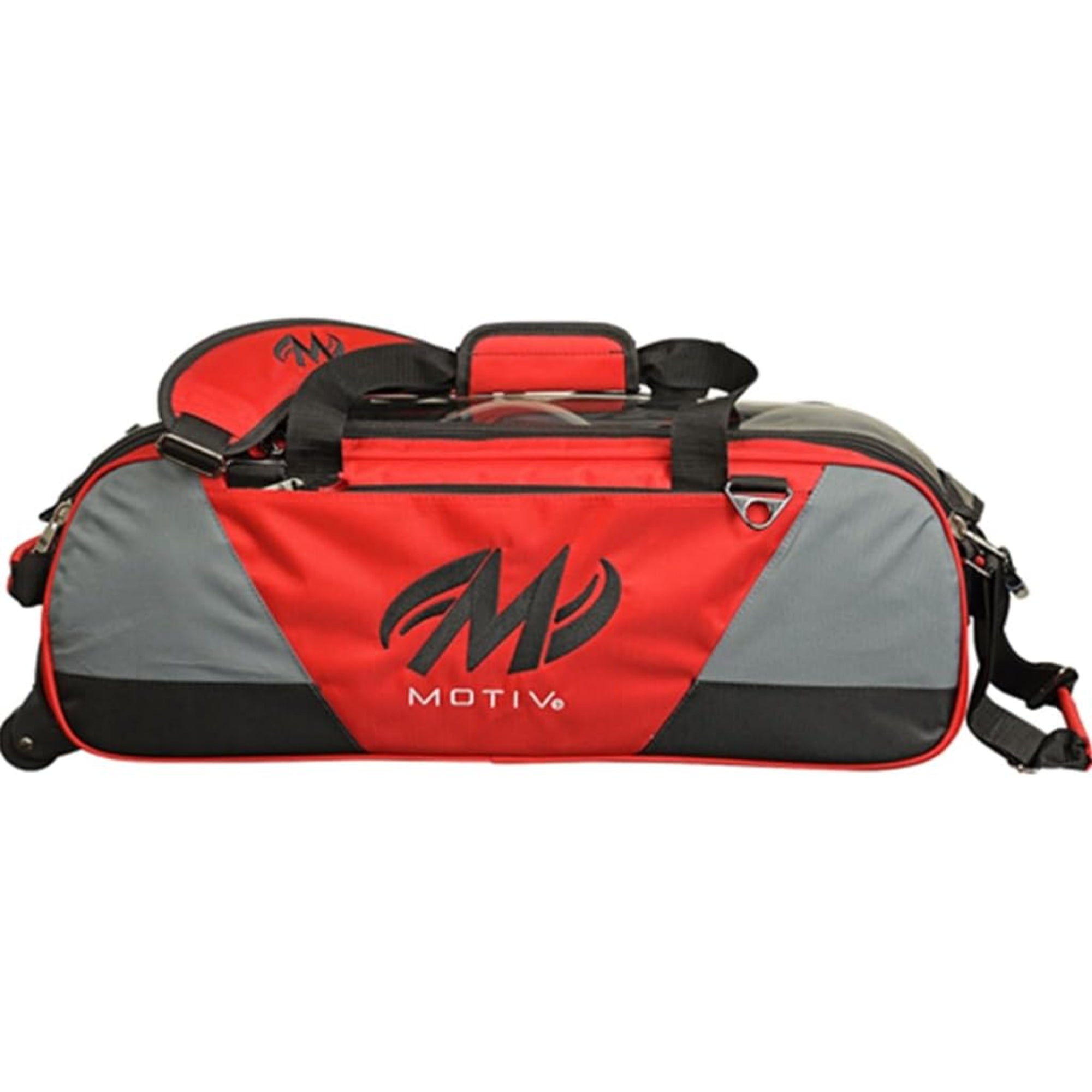 Motiv Ballistix 3 Ball Triple Tote Bowling Bag, Pro Bowling Ball
