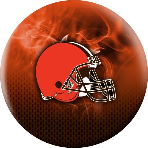 On The Ball Bowling NFL Cleveland Browns Undrilled Bowling Ball (On Fire) - view 4