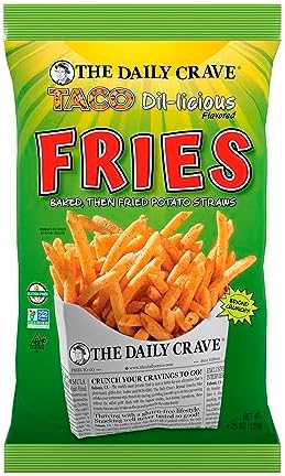 The Daily Crave Taco Del-licious Fries, 4.25 oz (Case of 8)
