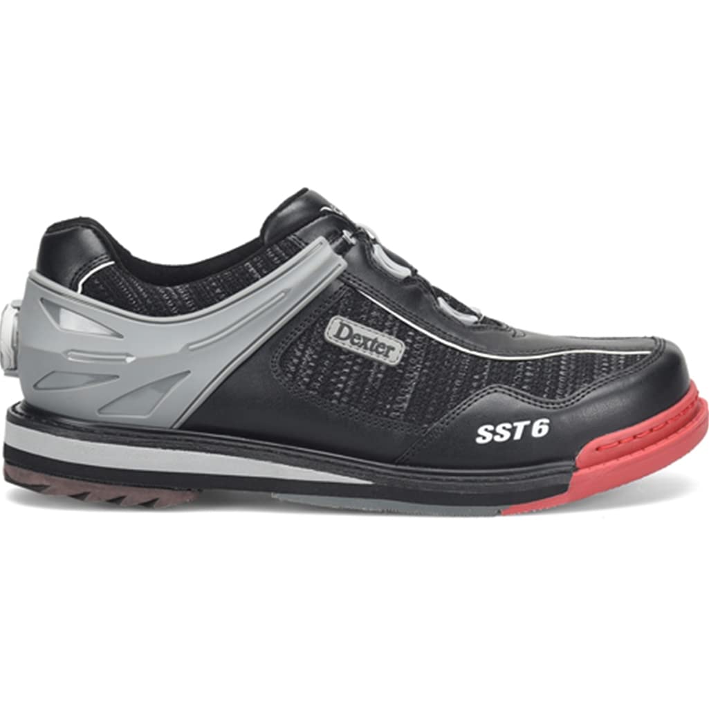 Dexter Men's SST 6 Hybrid BOA Right Handed Bowling Shoes Black Knit - Medium Width - view 1