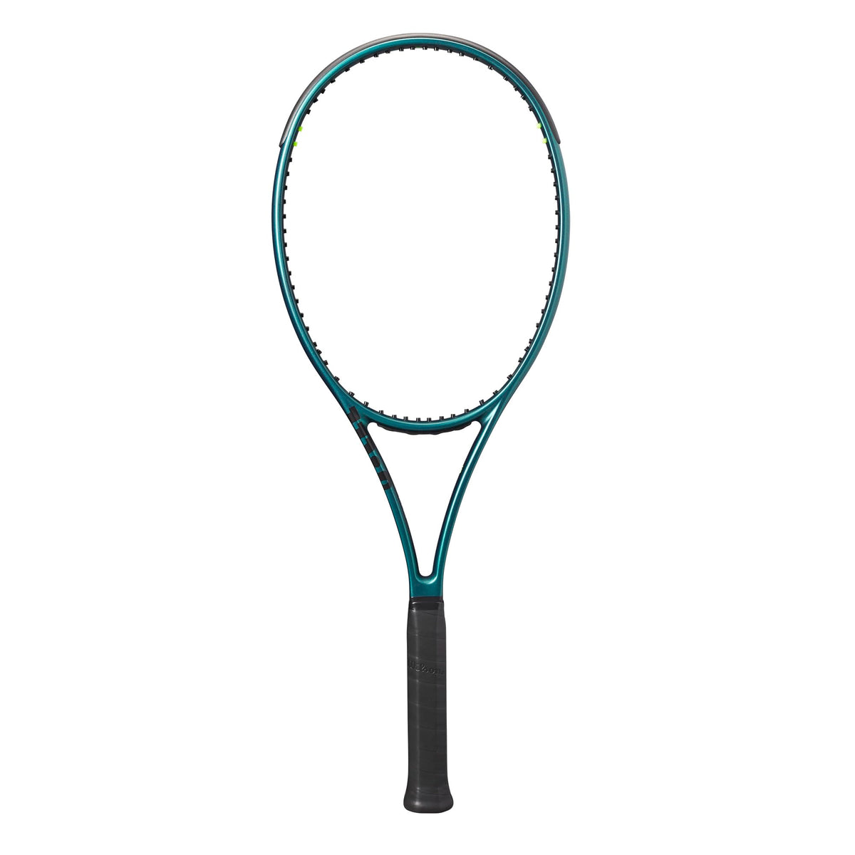 Wilson Blade 98 16x19 V9 Tennis Racket, Unstrung in Emerald Green - main view