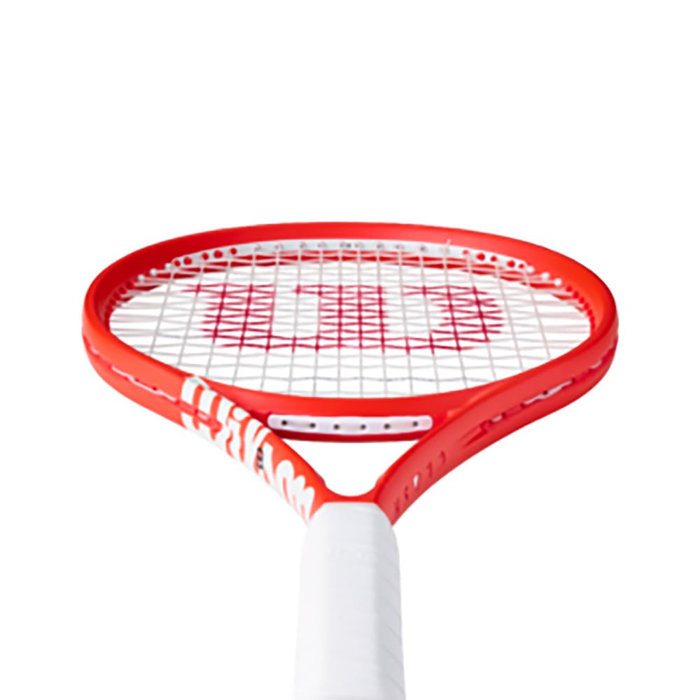 Wilson Clash 100L V3 Reverse Tennis Racket Unstrung, Infrared - alternate view 4