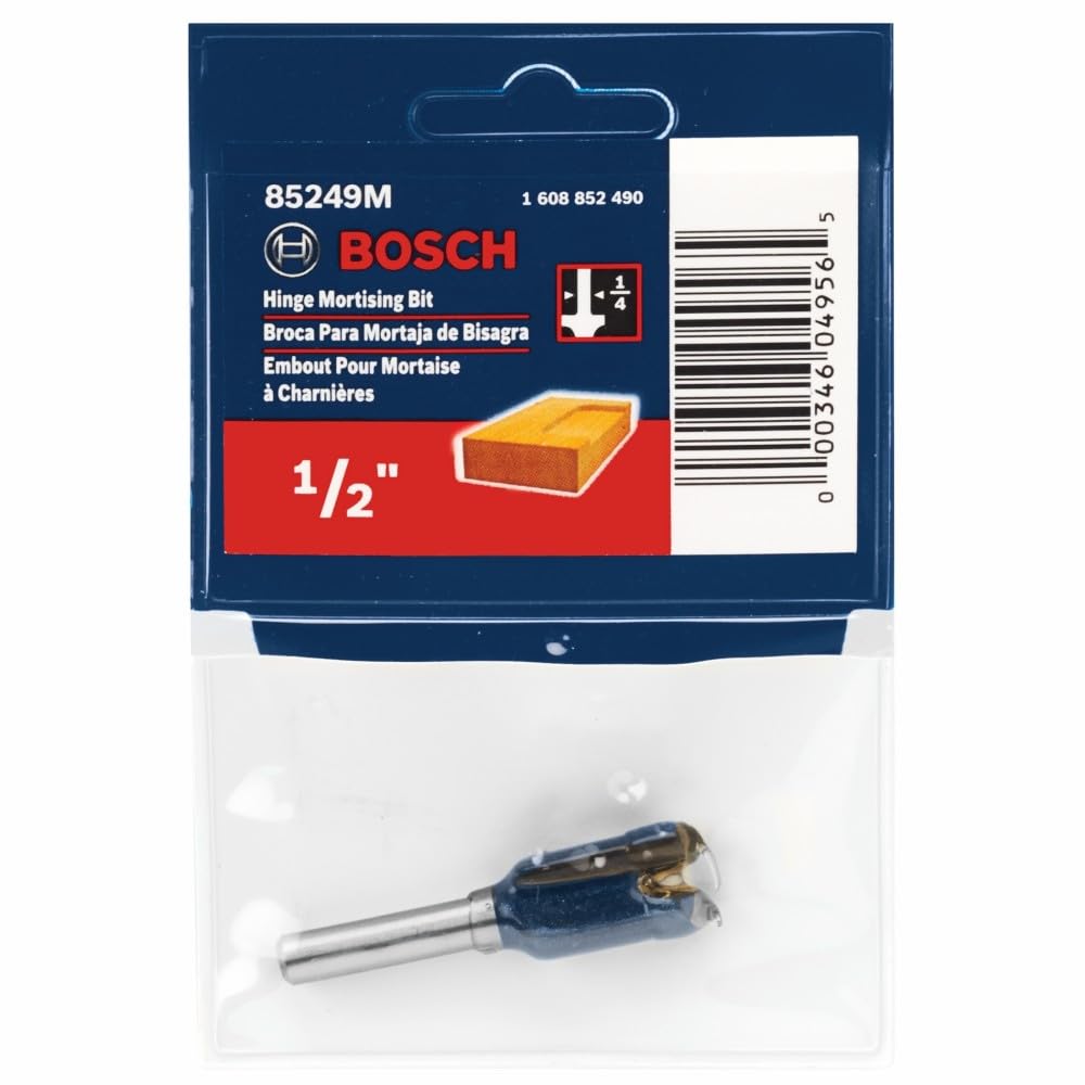 Bosch 85249M 1/2 in. x 3/4 in. Carbide Tipped Hinge Mortising Bit - view 2