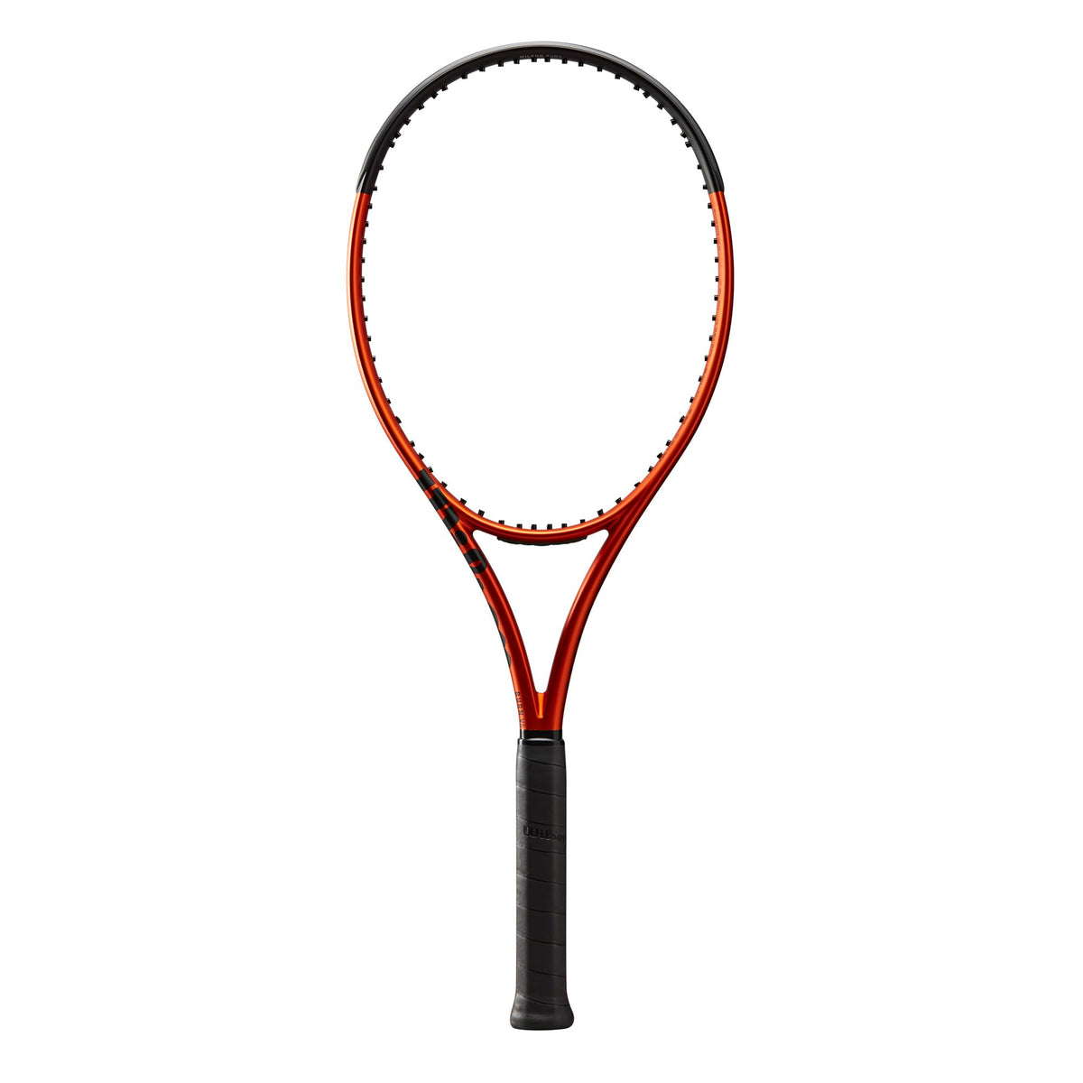 Wilson Burn 100 V5 Tennis Racket, Unstrung, Orange - main view