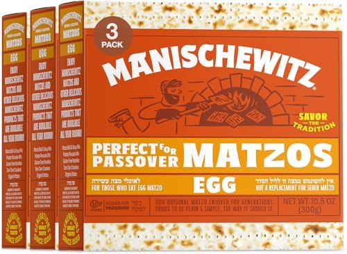 Manischewitz Egg Matzos, 10.5 oz (Case of 24)