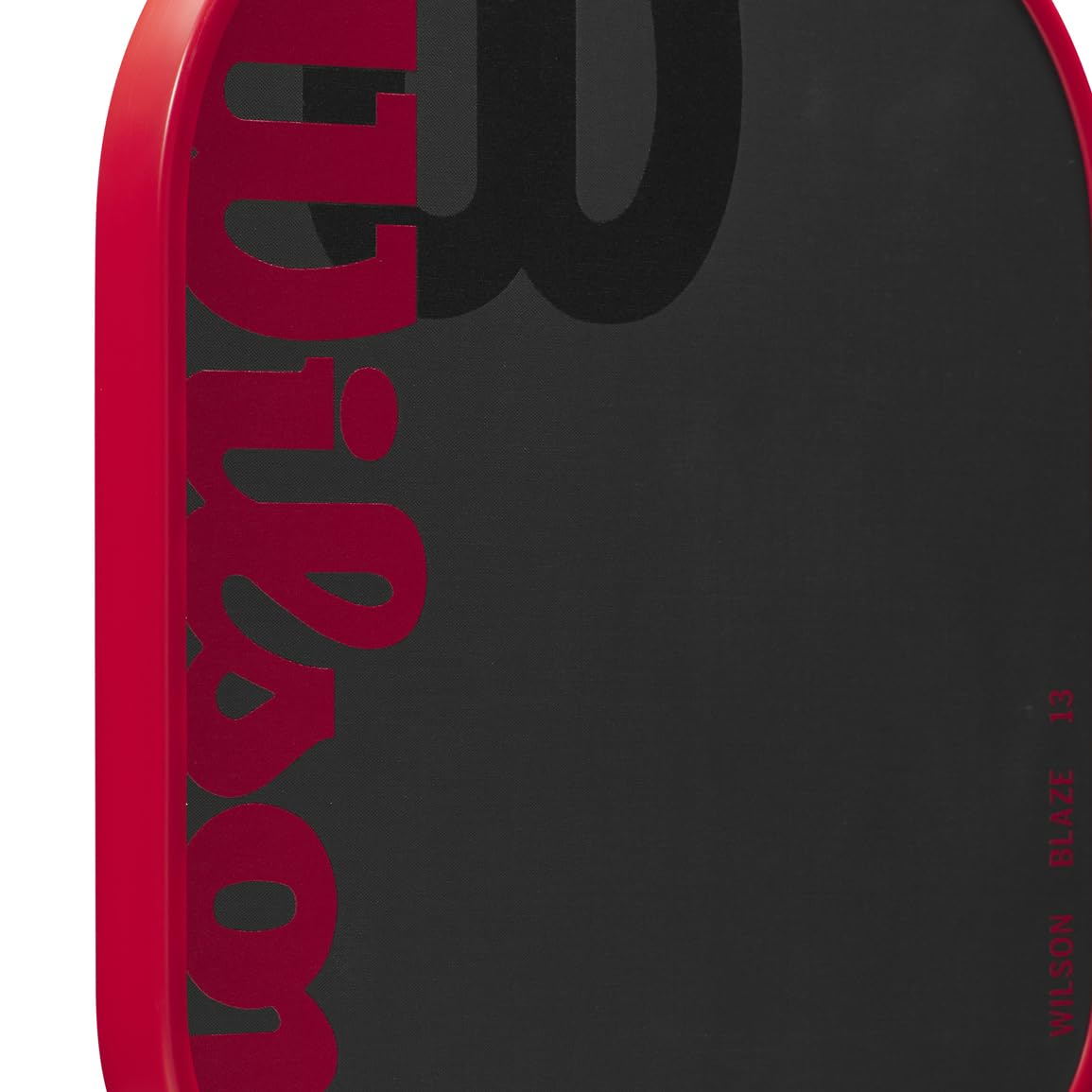 Wilson Blaze 13mm Raw Hybrid Pickleball Paddle, Black/Red - alternate view 4
