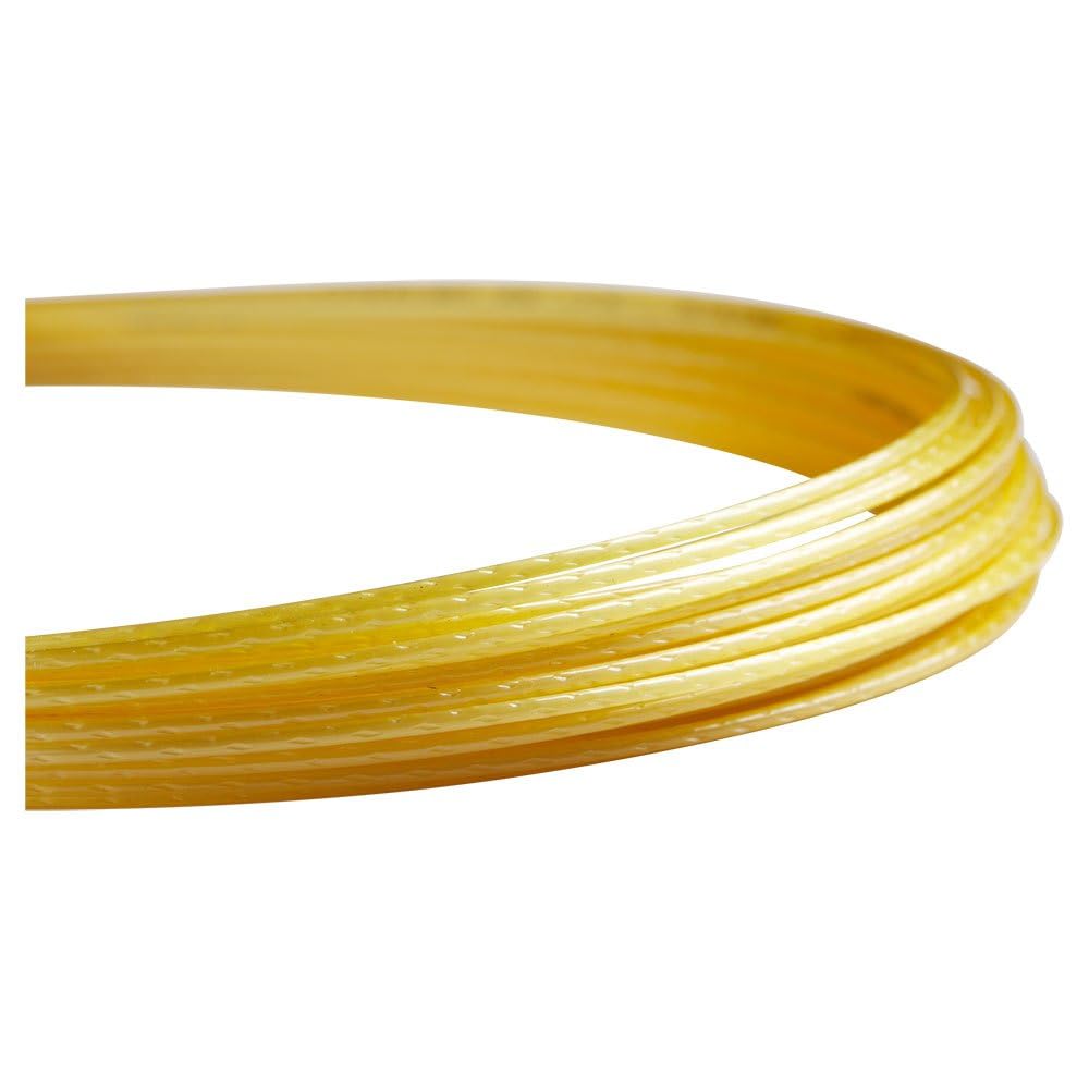 Luxilon 4G Rough 125 Tennis String Set, 16L Gauge 1.25mm, Gold - alternate view 1