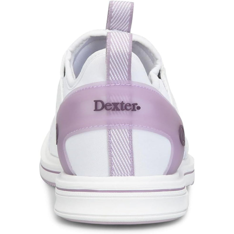 Dexter Women’s DexLite Pro BOA White Lavender Right Hand Bowling Shoes