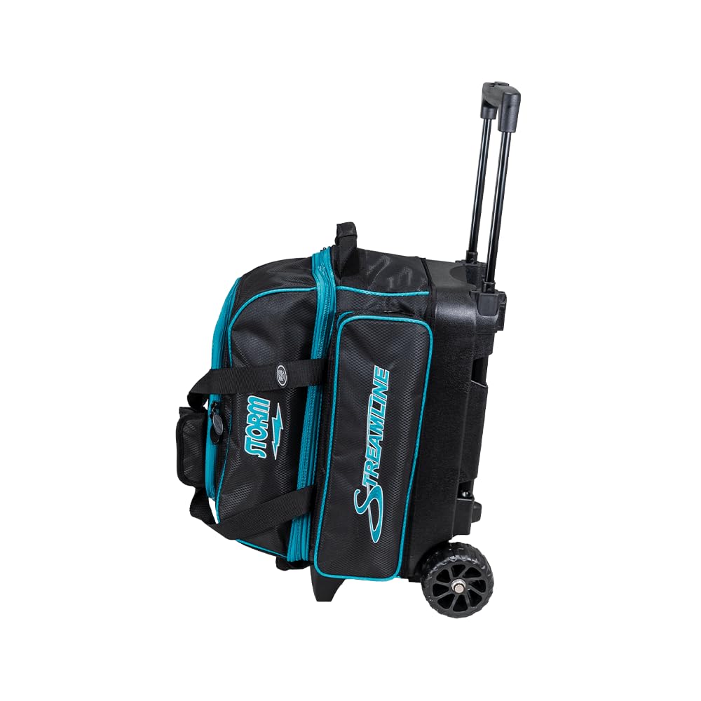 Storm 2-Ball Streamline Bowling Bag Black/Aqua - view 4