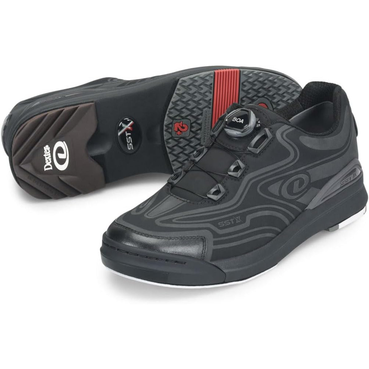 Dexter Mens SST X Tron Boa Black Bowling Shoes