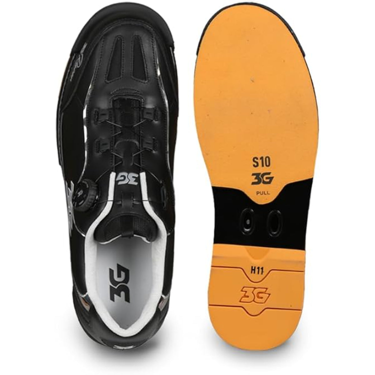 3G Dial Racer Black Chrome Right Hand Wide Bowling Shoes